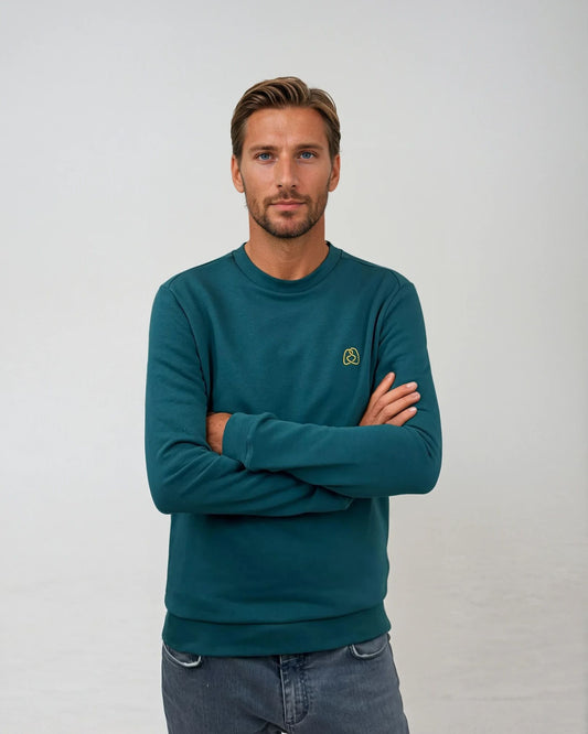 Circlo Essential Crew Sweater - Durable Fleece Sweatshirt