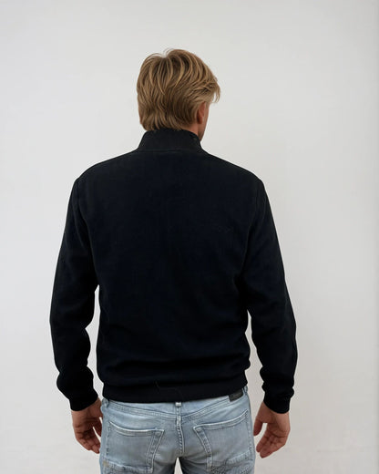 Circlo Classic Zip Sweater - 100% Cotton Half-Zip