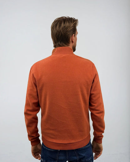 Circlo Classic Zip Sweater - 100% Cotton Half-Zip